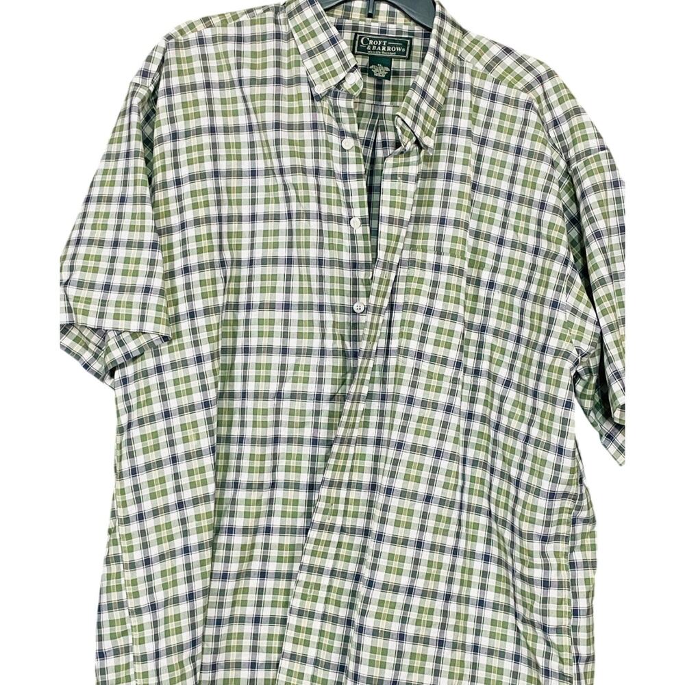 Men's Croft and Barrow wrinkle free SS shirt XL size